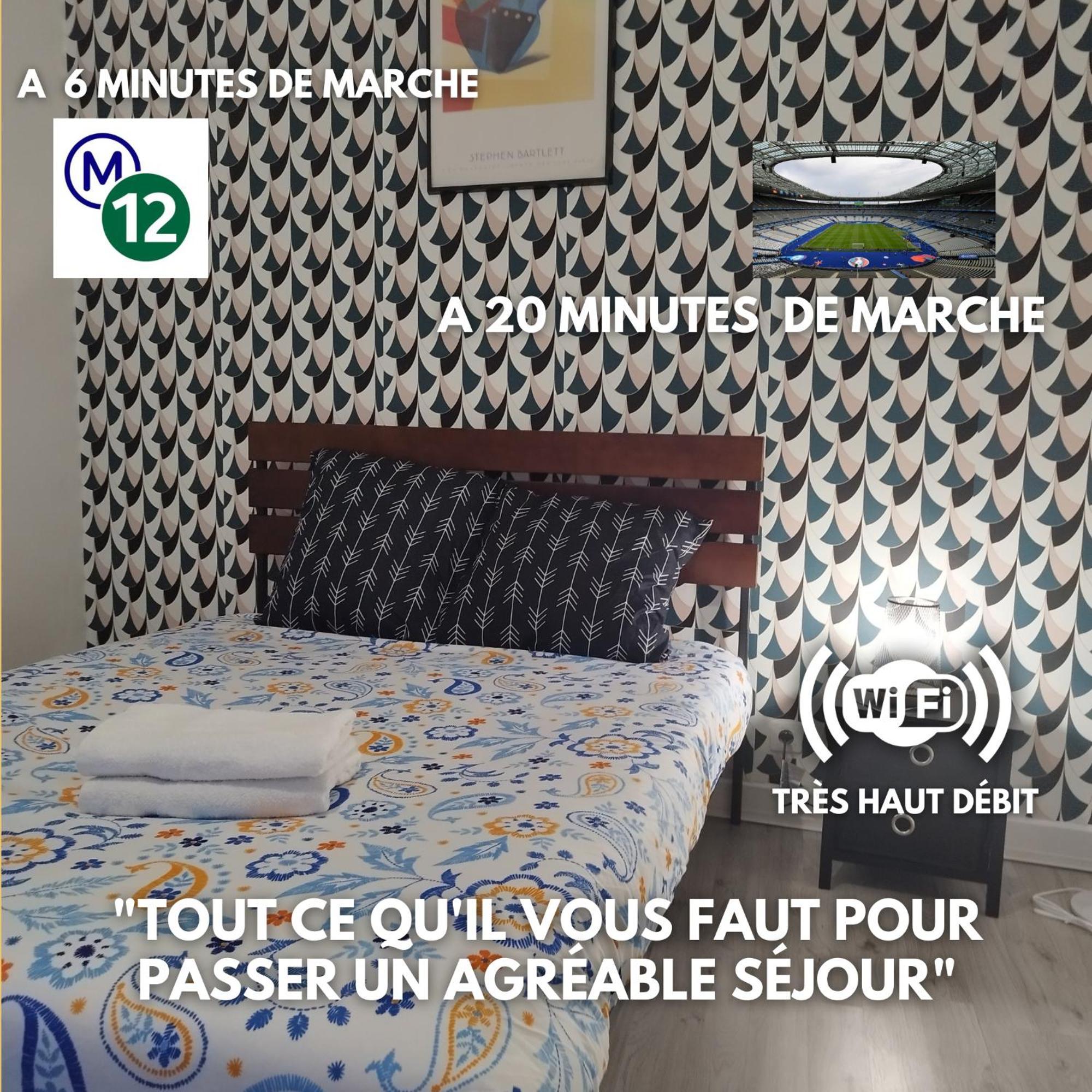 Cosy T2 A 5 Minutes De Metro 12-Proche Paris-Stade De France オーベルヴィリエ エクステリア 写真